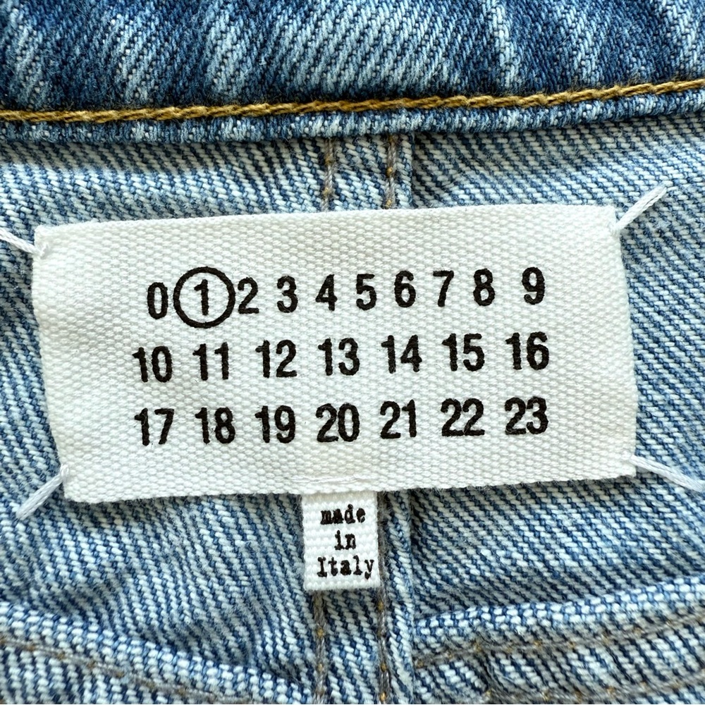 NWT!!! Maison Margiela Wide-Leg Slashed Cut-Out Jeans Size 1 850$ Authentic - Picture 7 of 11